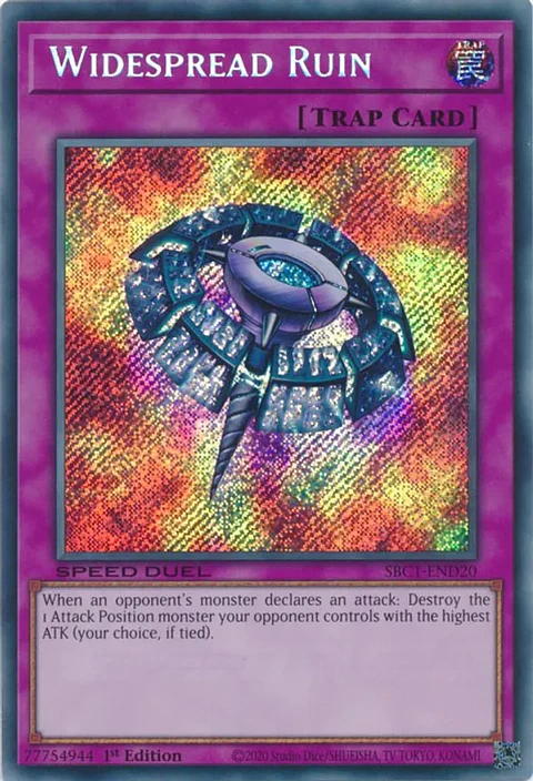 Widespread Ruin - SBC1-END20 - Secret Rare
