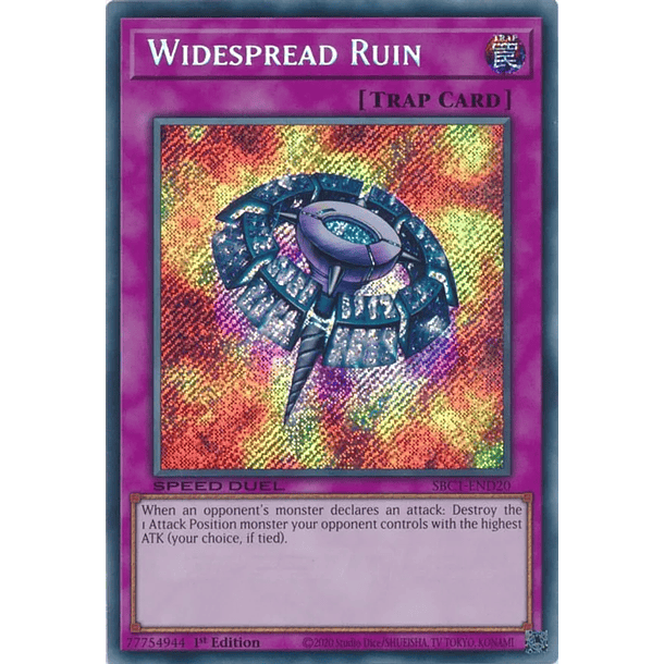 Widespread Ruin - SBC1-END20 - Secret Rare