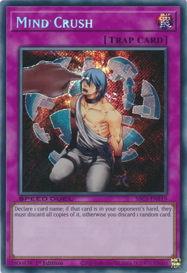 Mind Crush - SBC1-ENE19 - Secret Rare 1