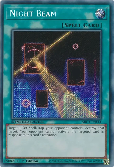 Night Beam - SBC1-ENF14 - Secret Rare