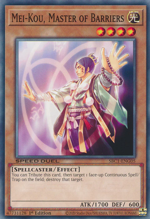 Mei-Kou, Master of Barriers - SBC1-ENG05 - Common