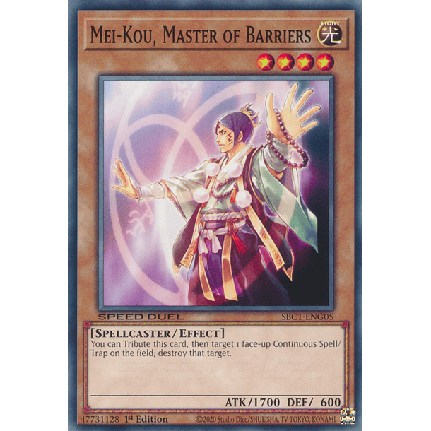 Mei-Kou, Master of Barriers - SBC1-ENG05 - Common