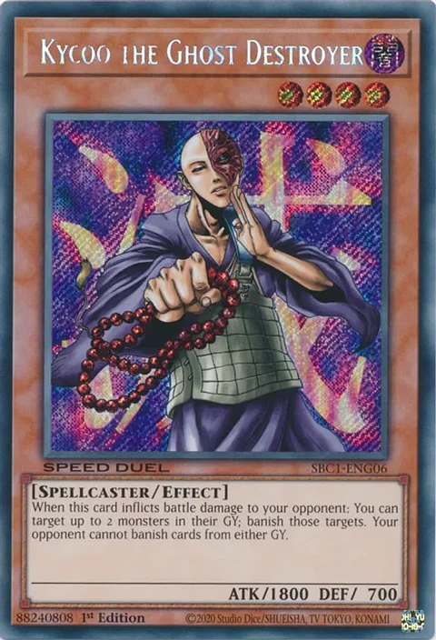 Kycoo the Ghost Destroyer - SBC1-ENG06 - Secret Rare 