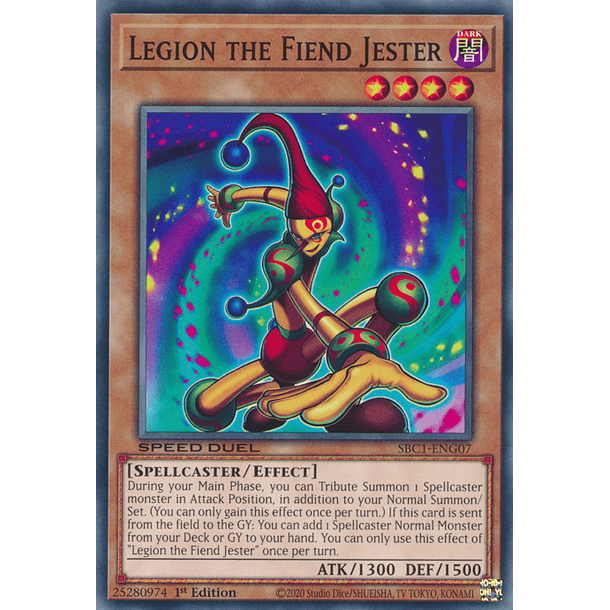 Legion the Fiend Jester - SBC1-ENG07 - Common