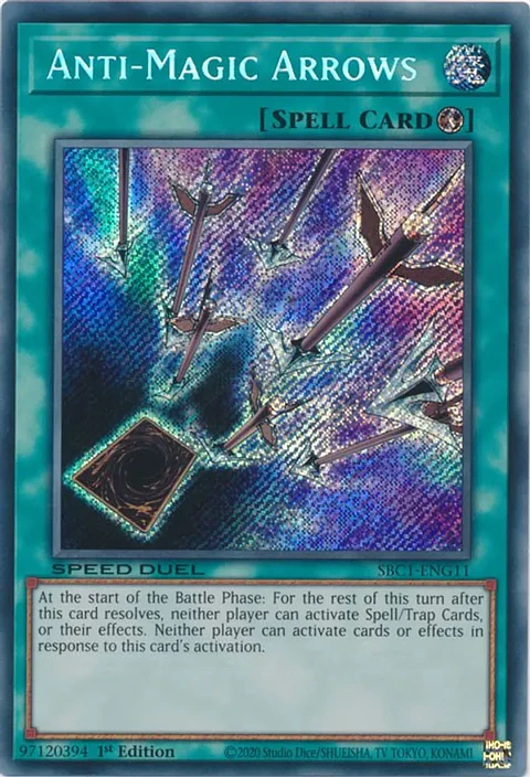 Anti-Magic Arrows - SBC1-ENG11 - Secret Rare