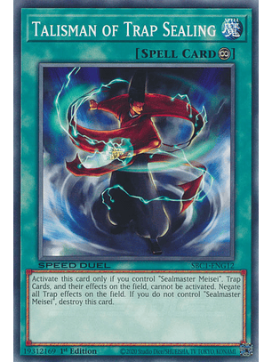 Talisman of Trap Sealing - SBC1-ENG12 - Common