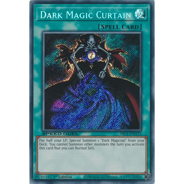 Dark Magic Curtain - SBC1-ENG13 - Secret Rare