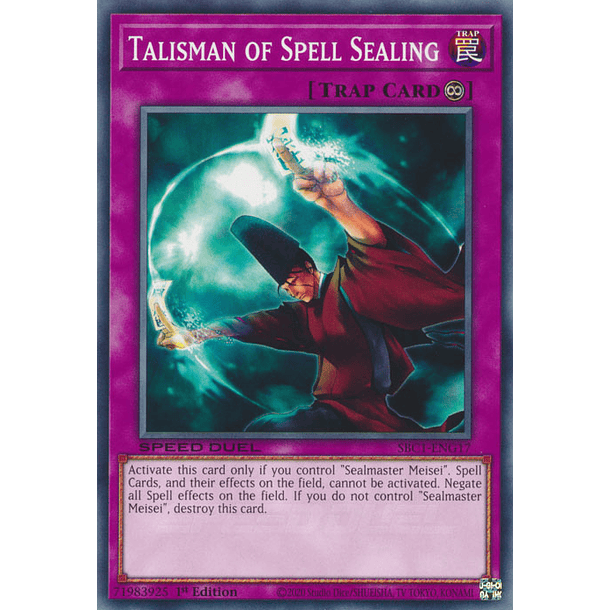 Talisman of Spell Sealing - SBC1-ENG17 - Common