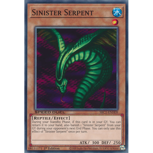 Sinister Serpent - SBC1-ENH09 - Common