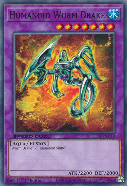 Humanoid Worm Drake - SBC1-ENH19 - Common