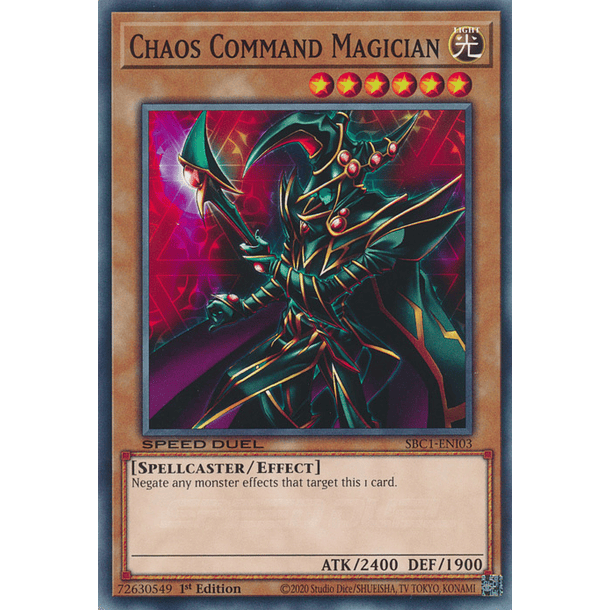 Chaos Command Magician - SBC1-ENI03 - Common