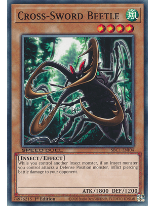 Cross-Sword Beetle - SBC1-ENI04 - Common