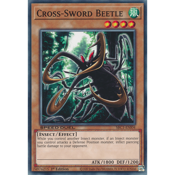 Cross-Sword Beetle - SBC1-ENI04 - Common