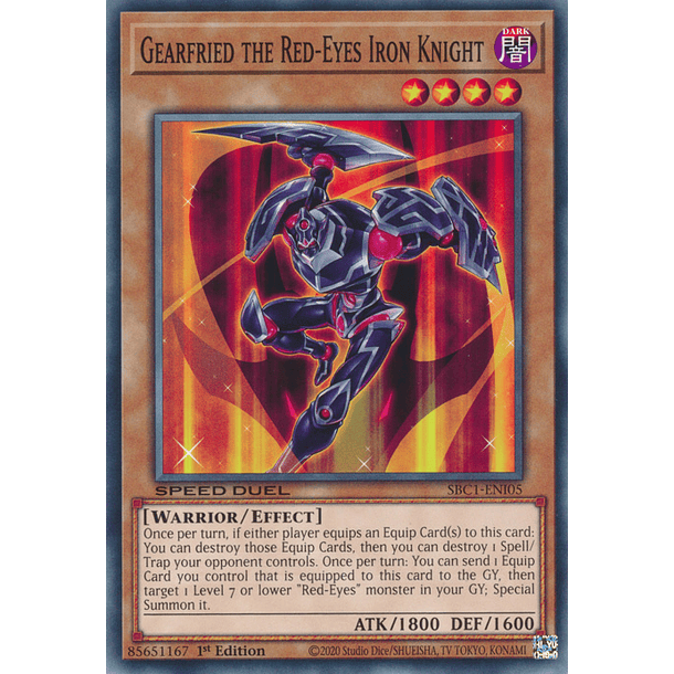 Gearfried the Red-Eyes Iron Knight - SBC1-ENI05 - Common