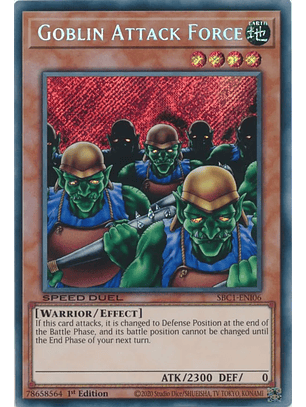 Goblin Attack Force - SBC1-ENI06 - Secret Rare 