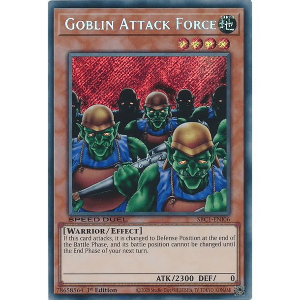 Goblin Attack Force - SBC1-ENI06 - Secret Rare 