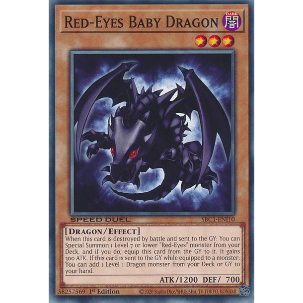 Red-Eyes Baby Dragon - SBC1-ENI10 - Common