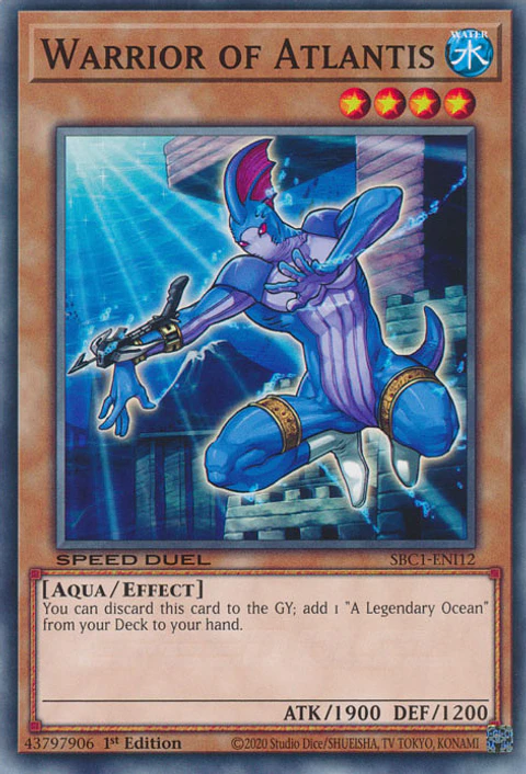 Warrior of Atlantis - SBC1-ENI12 - Common