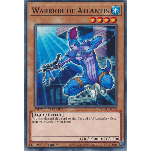 Warrior of Atlantis - SBC1-ENI12 - Common