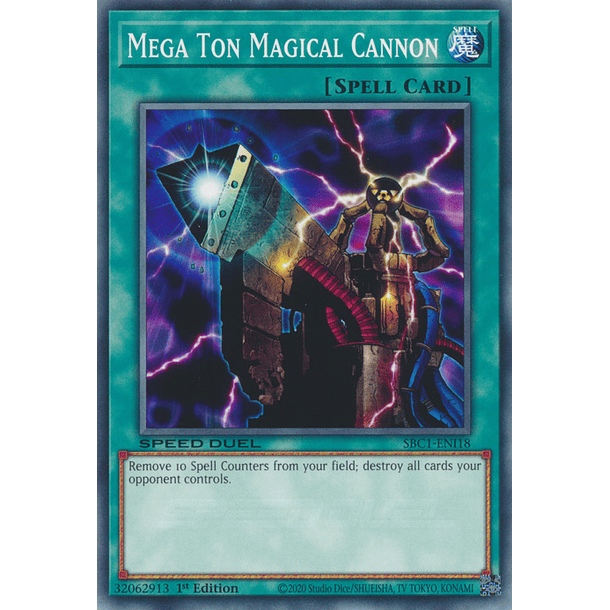 Mega Ton Magical Cannon - SBC1-ENI18 - Common