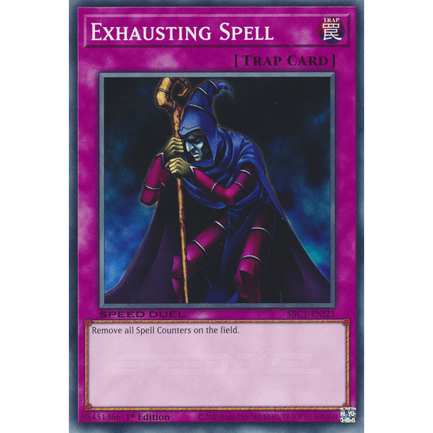 Exhausting Spell - SBC1-ENI21 - Common