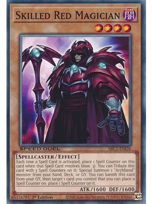 Skilled Red Magician - SBC1-ENI26 - Common