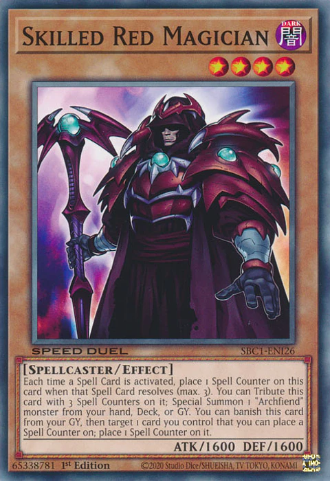 Skilled Red Magician - SBC1-ENI26 - Common