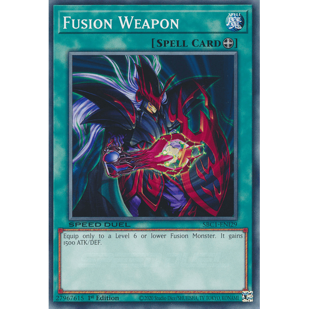 Fusion Weapon - SBC1-ENI29 - Common