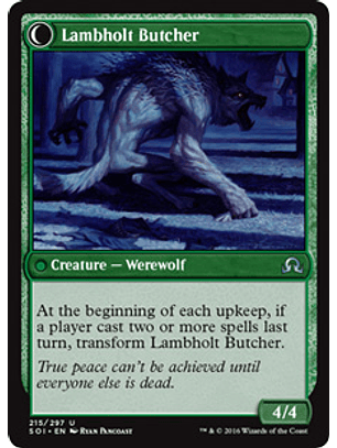 Lambholt Pacifist - Lambholt Butcher - SOI - U 