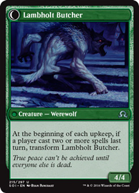 Lambholt Pacifist - Lambholt Butcher - SOI - U 