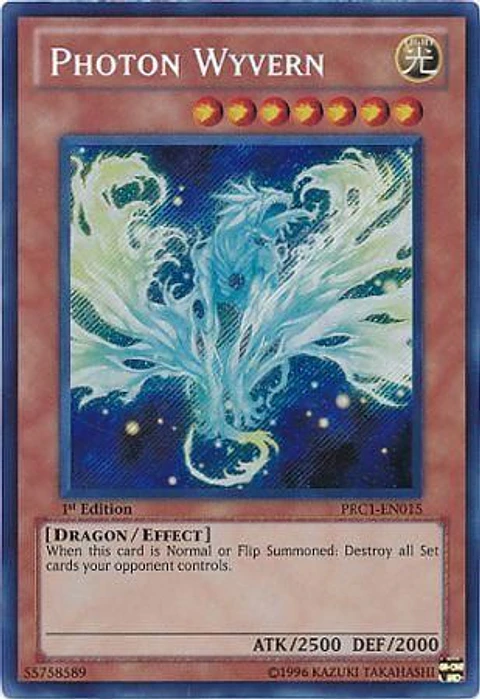 Photon Wyvern - PRC1-EN015 - Secret Rare 
