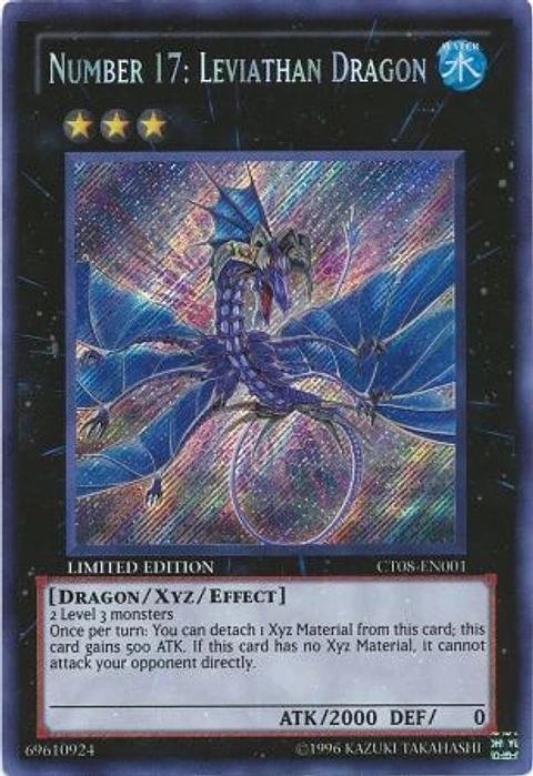 Number 17: Leviathan Dragon - CT08-EN001 - Secret Rare