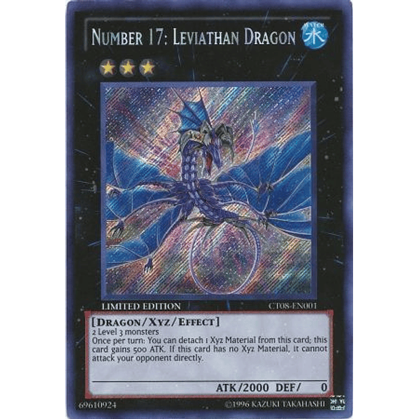 Number 17: Leviathan Dragon - CT08-EN001 - Secret Rare