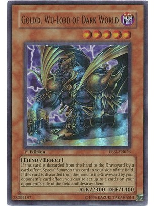 Goldd, Wu-Lord of Dark World - EEN-EN024 - Super Rare 