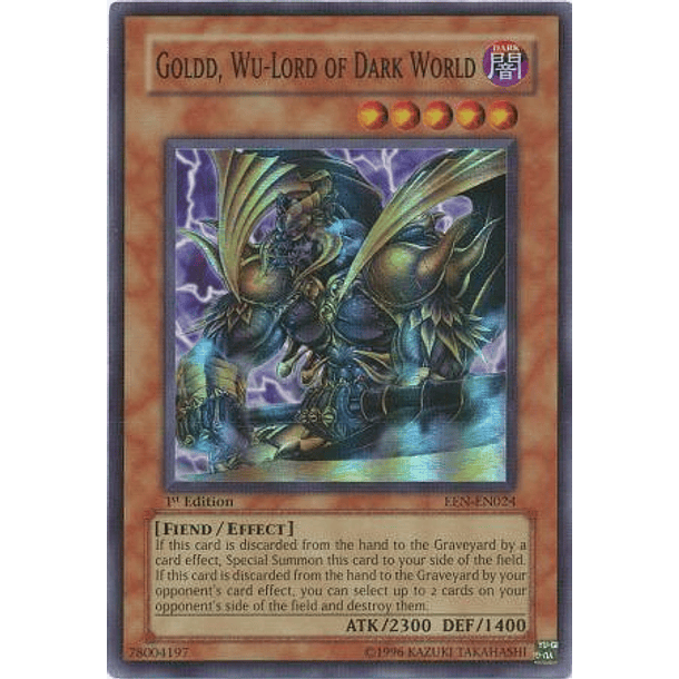 Goldd, Wu-Lord of Dark World - EEN-EN024 - Super Rare 