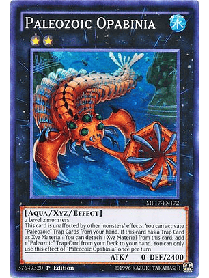 Paleozoic Opabinia - MP17-EN172 - Super Rare 