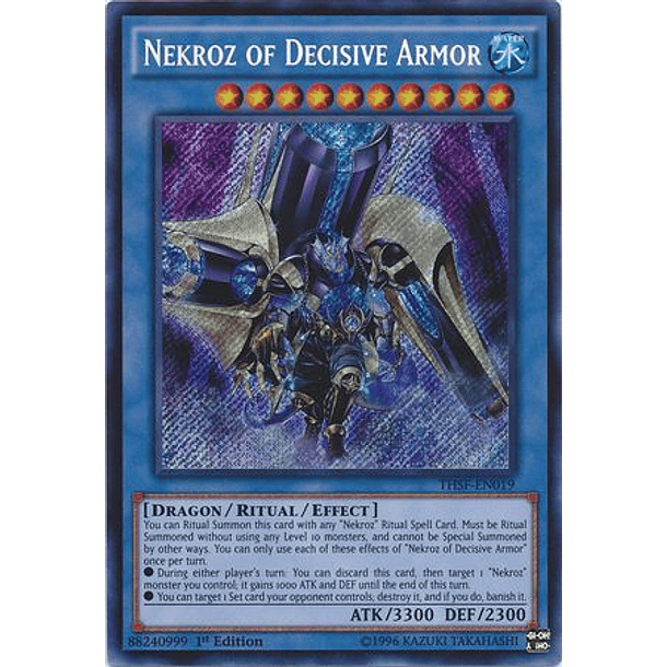 Nekroz of Decisive Armor - THSF-EN019 - Secret Rare 