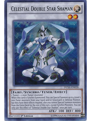 Celestial Double Star Shaman - DUSA-EN018 - Ultra Rare (español)
