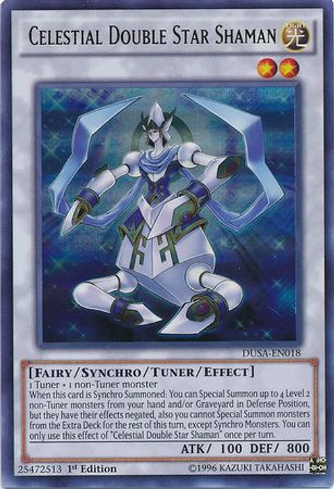 Celestial Double Star Shaman - DUSA-EN018 - Ultra Rare (español)