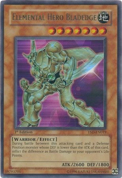 Elemental Hero Bladedge - YSD-EN019 - Ultra Rare 