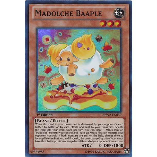 Madolche Baaple - BPW2-EN049 - Super Rare 
