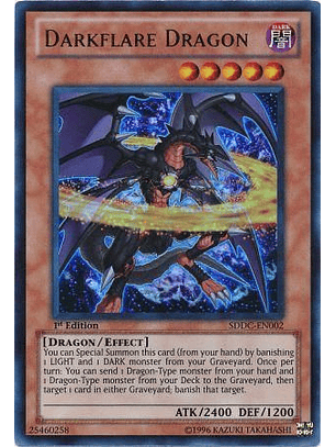 Darkflare Dragon - SDDC-EN002 - Ultra Rare 