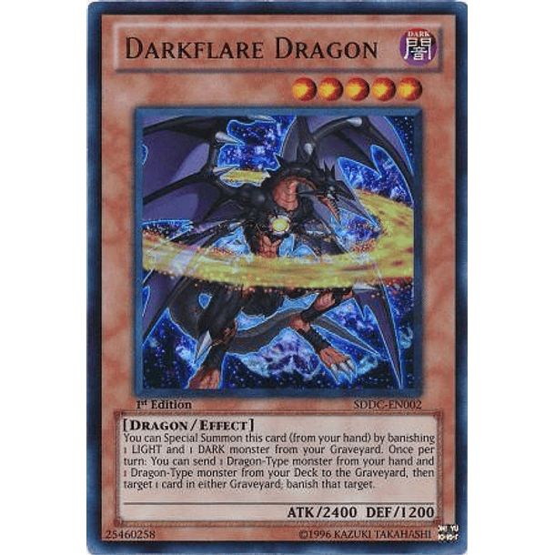 Darkflare Dragon - SDDC-EN002 - Ultra Rare 