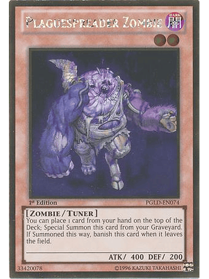 Plaguespreader Zombie - PGLD-EN074 - Gold Rare 