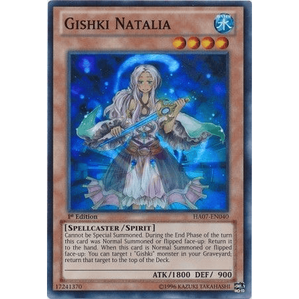Gishki Natalia - HA07-EN040 - Super Rare 
