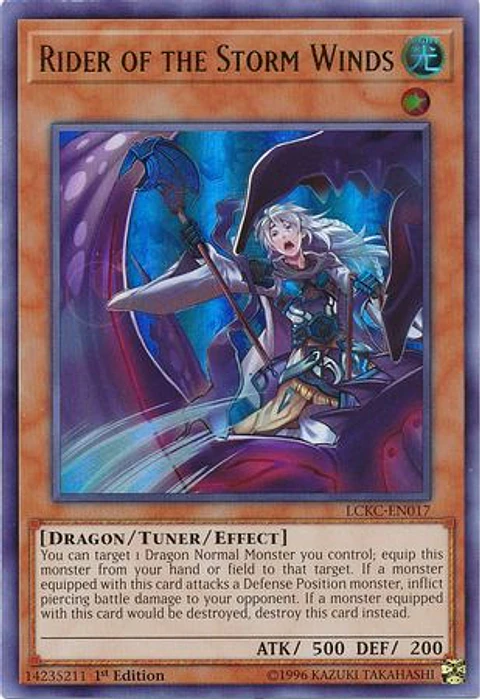 Rider of the Storm Winds - LCKC-EN017 - Ultra Rare 