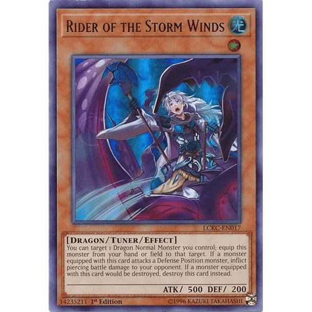 Rider of the Storm Winds - LCKC-EN017 - Ultra Rare 