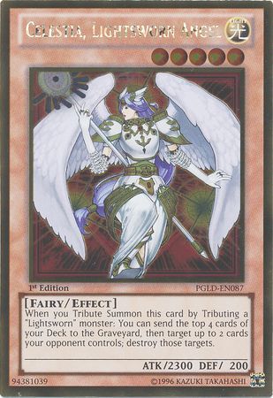 Celestia, Lightsworn Angel - PGLD-EN087 - Gold Rare 1