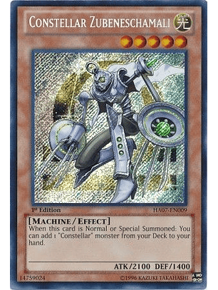 Constellar Zubeneschamali - HA07-EN009 - Secret Rare 