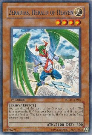 Zeradias, Herald of Heaven - FOTB-EN018 - Rare 1